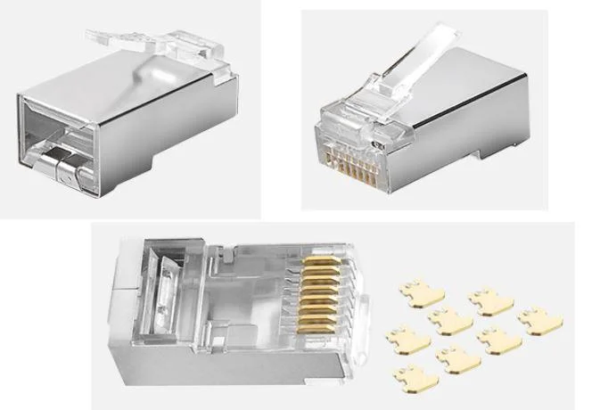 Optical Fiber CAT6 Modular Plug