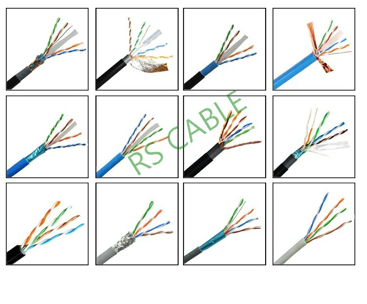 High Quality 24AWG Cat5e CAT6 Cat7 UTP/FTP/SFTP PVC LSZH Network LAN Cable