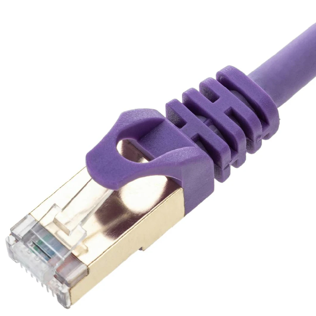 S/FTP Cat8 RJ45 Network Patch Cord 40Gbps 10m for Data Communication