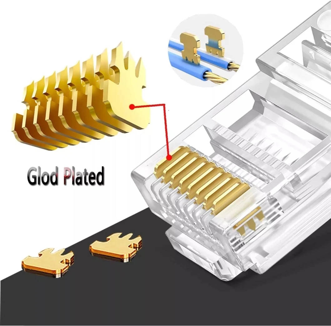 Snagless CAT6 CAT6A Ftpsftp Shielded LAN Cable Patch Cord