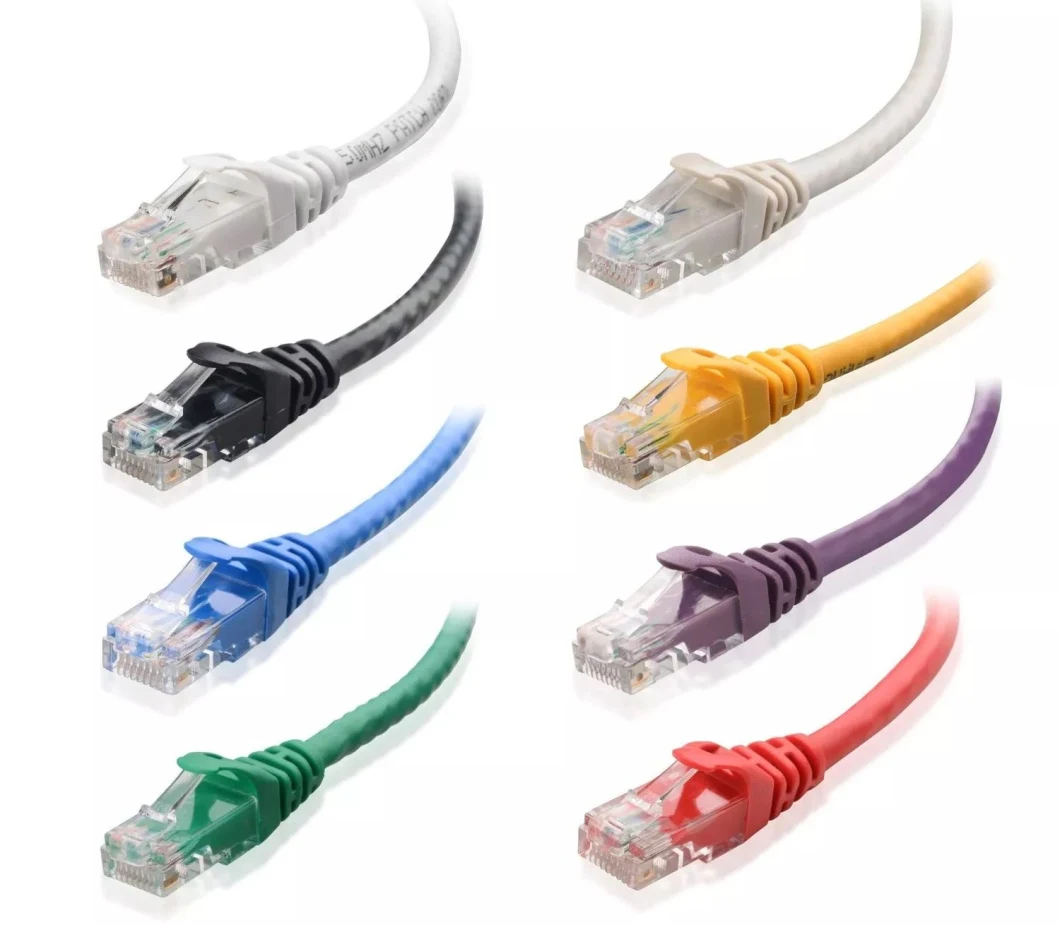 Wholesale UTP Cat5 Cat5e CAT6 Cat7 Cat8 RJ45 Network Patch Cord LAN Ethernet Extension Jumper Cable