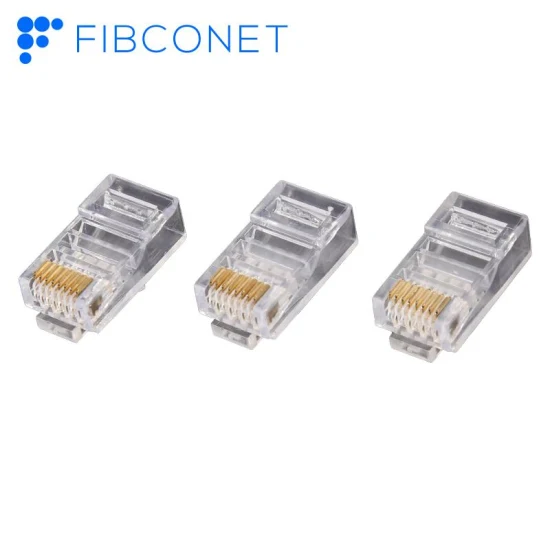 Connettore di trasmissione RJ45 8p8c 4p4c 6p6c Spina modulare CAT6