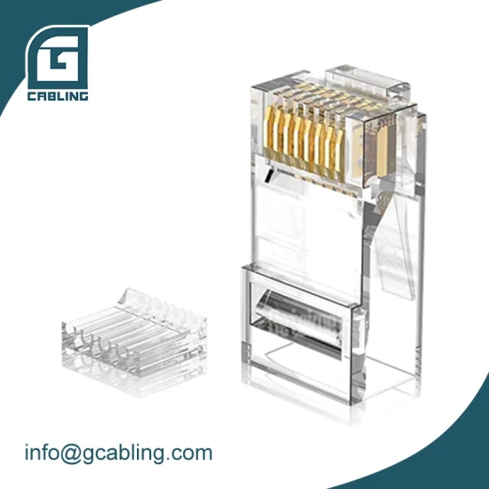 Gcabling 100 pz/scatola Ethernet RJ45 spina CAT6 Cat7 8p8c RJ45 spina modulare UTP RJ45 Cat 6 spina RJ45 spina