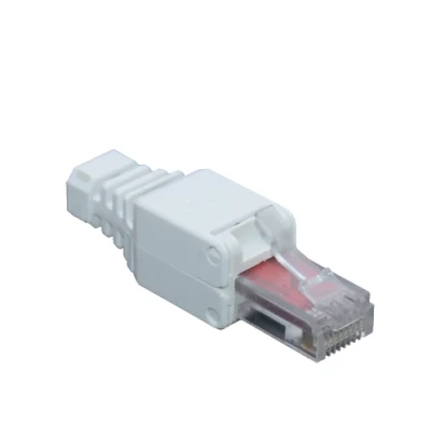 Connettori RJ45 modulari semplici senza attrezzi in plastica UTP Pacat5e CAT6 Cat 7