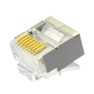 Spina modulare CAT.5E RJ45 8P8C, schermata (FTP), custodia corta