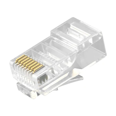 Connettori di rete CAT.5E RJ45 8P8C a spina modulare non schermata (UTP) per cavi piatti