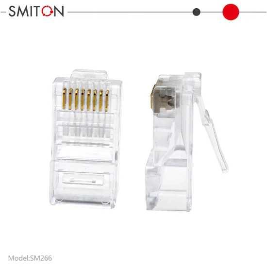 Connettore RJ45 CAT6 Cat7 Connettore di rete RJ45 Cat5e CAT6 Cat7 Connettore RJ45 connettore modulare