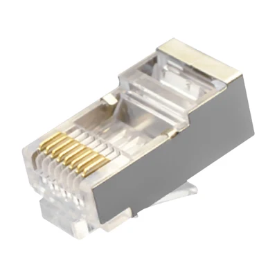 Connettori di rete CAT.6 RJ45 8P8C Modular Plug Shielded (FTP).