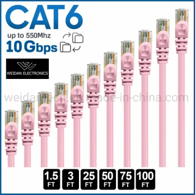 Cavo di rete RJ45 U/UTP CAT6, cavo patch CAT6A, colore rosso