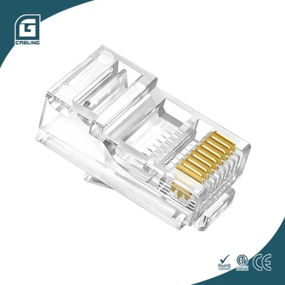 Spina di rete Gcabling CAT6 CAT6A RJ45 Unshield 8p8c UTP RJ45 CAT6 CAT6A Cat5e Spina modulare Ethernet