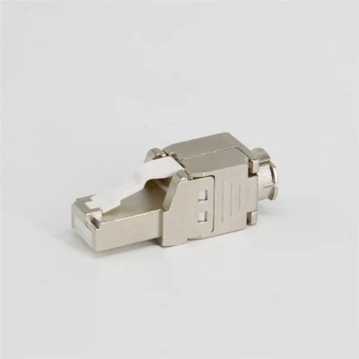 Connettore RJ45 schermato FTP CAT6/CAT6A/Cat8 STP, connettore modulare senza attrezzi in lega di zinco