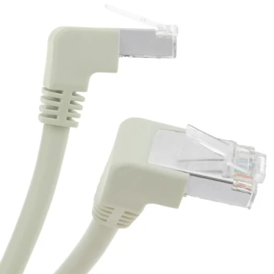 Cavo patch di rete FTP Cat6 RJ45 ad angolo retto da 0,5 m per la comunicazione dati